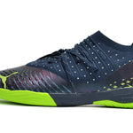 Chuteira Futsal Puma Future Z 1.3 IC Azul e Verde "Fatest Pack"