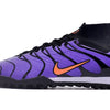 Chuteira Society Nike Air Zoom Mercurial Superfly 9 Elite TF Roxa "Air Max TN"