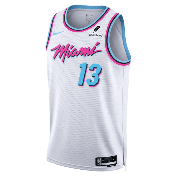 NBA Miami Heat Bam Adebayo Nike Edition - Branco