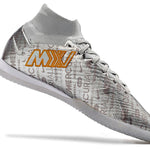 Chuteira Futsal Nike Air Zoom Mercurial Superfly 9 Elite IC Prata "Anniversary Pack"