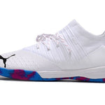 Chuteira Futsal Puma Future Z 1.3 IC Branca e Azul