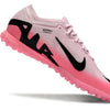 Chuteira Society Nike Air Zoom Mercurial Vapor 15 TF Rosa e Preto "Mad Brilliance Pack"