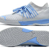 Chuteira Futsal Puma Future Z 1.3 IC Prata e Azul "Neymar Rare"