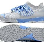 Chuteira Futsal Puma Future Z 1.3 IC Prata e Azul "Neymar Rare"