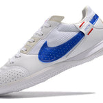 Chuteira Futsal Nike StreetGato IC Branca e Azul