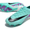 Chuteira Campo Nike Air Zoom Mercurial Vapor 15 Elite FG Verde e Roxa "Peak Ready Pack"
