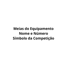 Personalização - Meias do Equipamento + Nome e Número + Símbolo da Competição