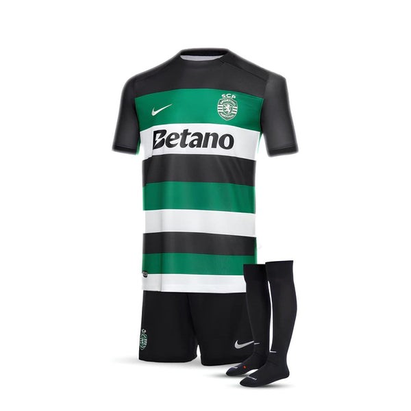 Kit de Criança - Sporting Principal 24/25 - Edição Bicampeão