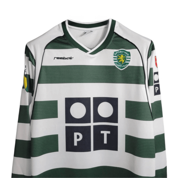 Sporting Principal 02/03 - Manga Comprida Retro