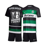 Kit de Criança - Sporting Principal 24/25 - Edição Dobradinha
