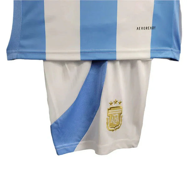 Kit de Criança - Argentina Principal 24/25 - Copa América 2024
