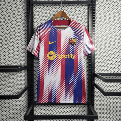 Barcelona  de Treino White Blue and Red 2023/24