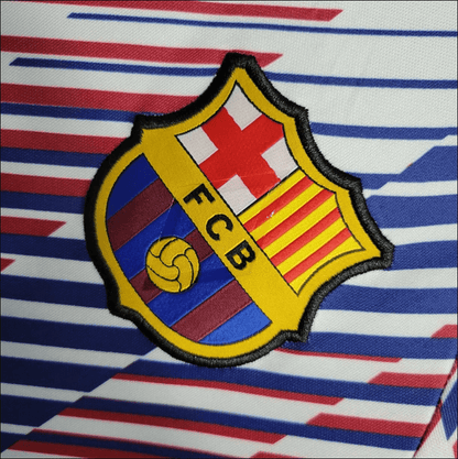 Barcelona  de Treino White Blue and Red 2023/24