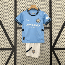 Manchester City 24/25 Kit Criança Principal