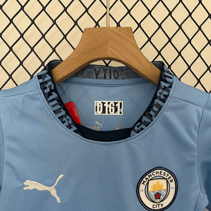 Manchester City 24/25 Kit Criança Principal