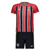 Conjunto Infantil São Paulo II 25/26 - Vermelho e Preto