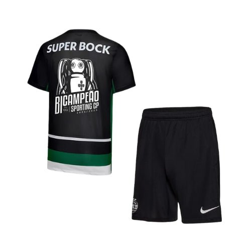 Kit de Criança - Sporting Principal 24/25 - Edição Bicampeão