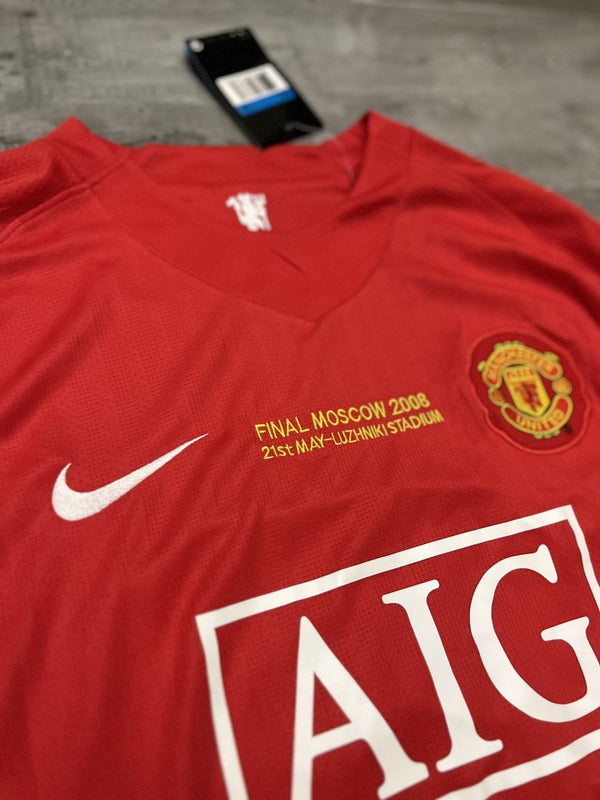 2007-08 - MAN UTD LOCAL MANGA LARGA | RETRO