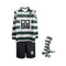 Kit de Criança - Sporting Principal 02/03 Retro - Manga Comprida