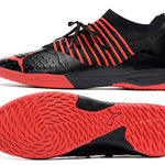 Chuteira Futsal Puma Future Z 1.3 IC Preta e Vermelha "Batman"