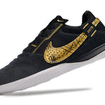 Chuteira Futsal Nike StreetGato IC Preta e Dourada