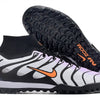 Chuteira Society Nike Air Zoom Mercurial Superfly 9 Elite TF Branca, Roxa e Preta
