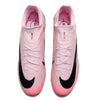 Chuteira Campo Nike Air Zoom Mercurial Vapor 15 Elite FG Rosa e Preto "Mad Brilliance Pack" Cano Alto