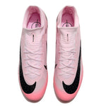 Chuteira Campo Nike Air Zoom Mercurial Vapor 15 Elite FG Rosa e Preto "Mad Brilliance Pack" Cano Alto