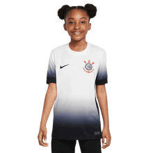 Conjunto Infantil Corinthians I 24/25 - Branco e Preto