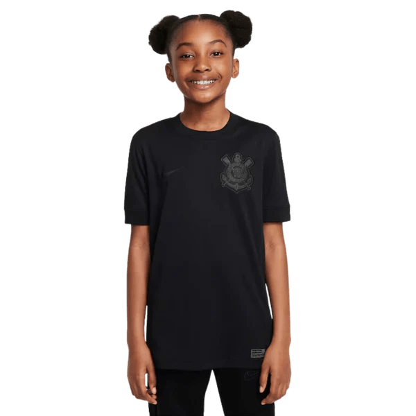 Conjunto Infantil Corinthians II 24/25 - Preto